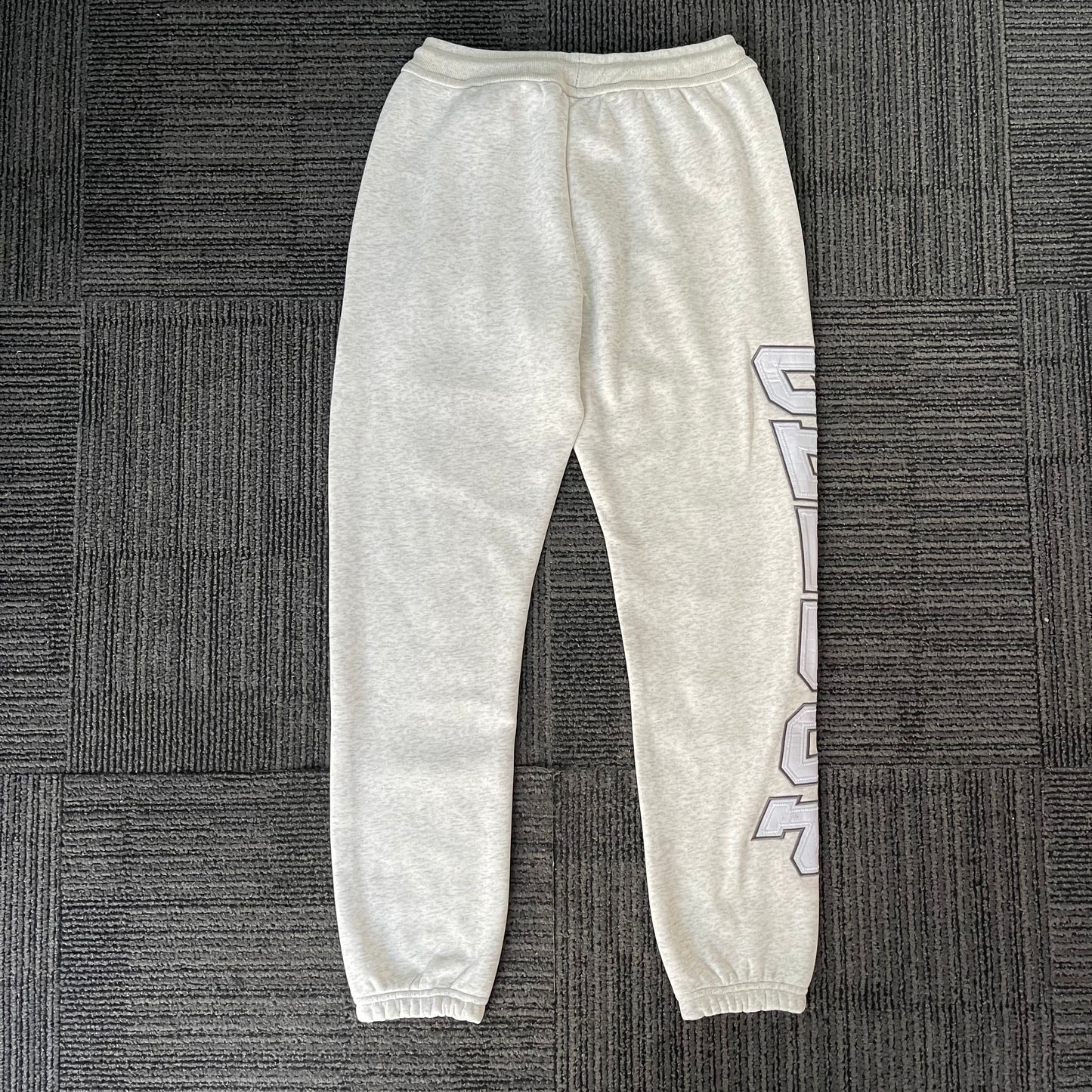 Geedup x Trapstar Team Logo x Irongate T Track Pants 'White Marle / Grey' (2025)