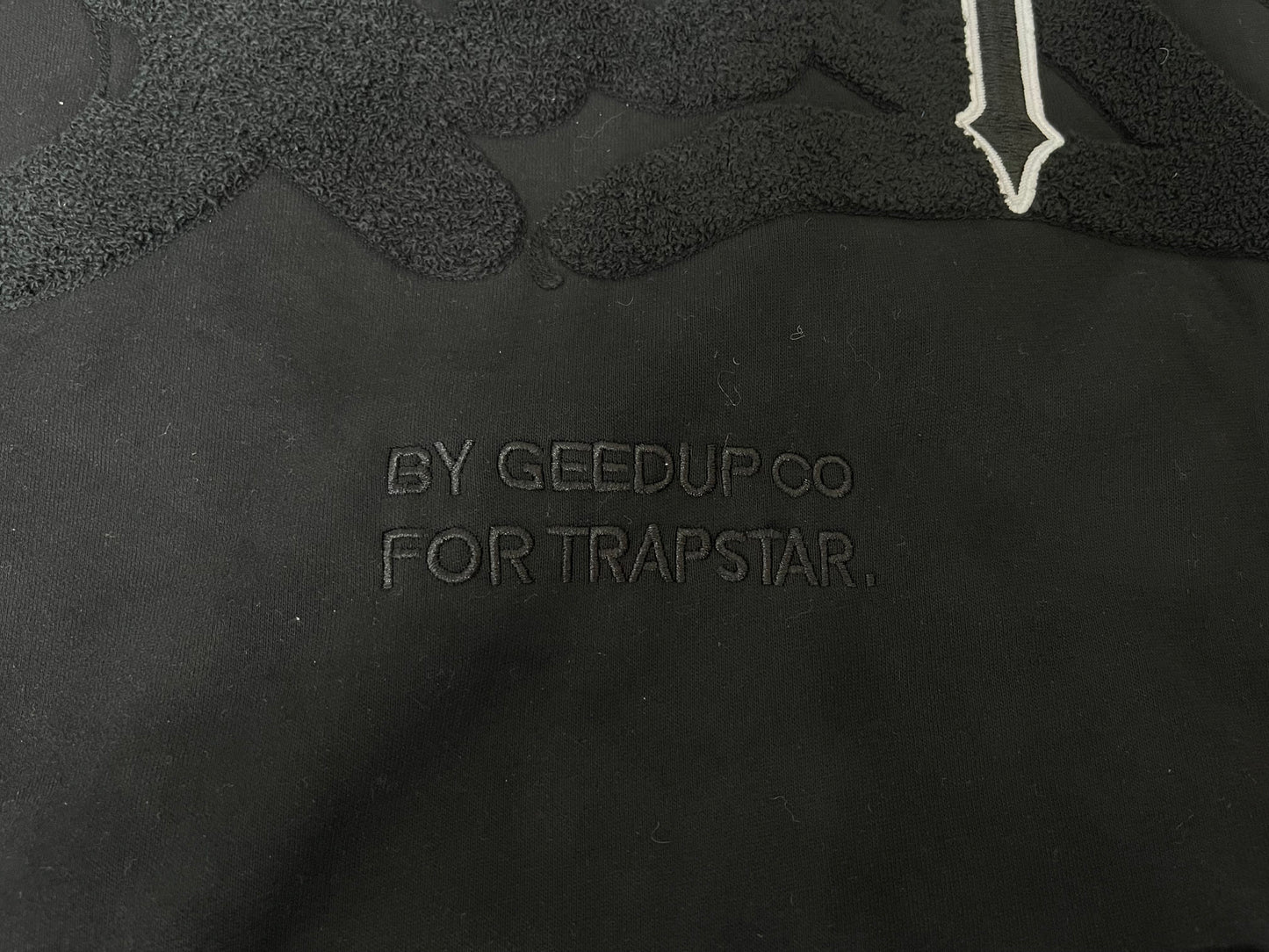Geedup x Trapstar Handstyle x Irongate T Hoodie 'Black' (2025)