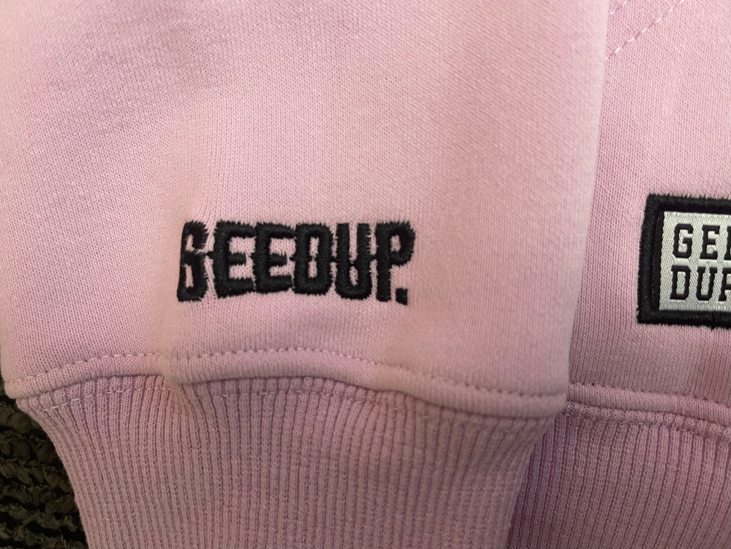Geedup Handstyle Hoodie 'Lavender / Black' (2025)