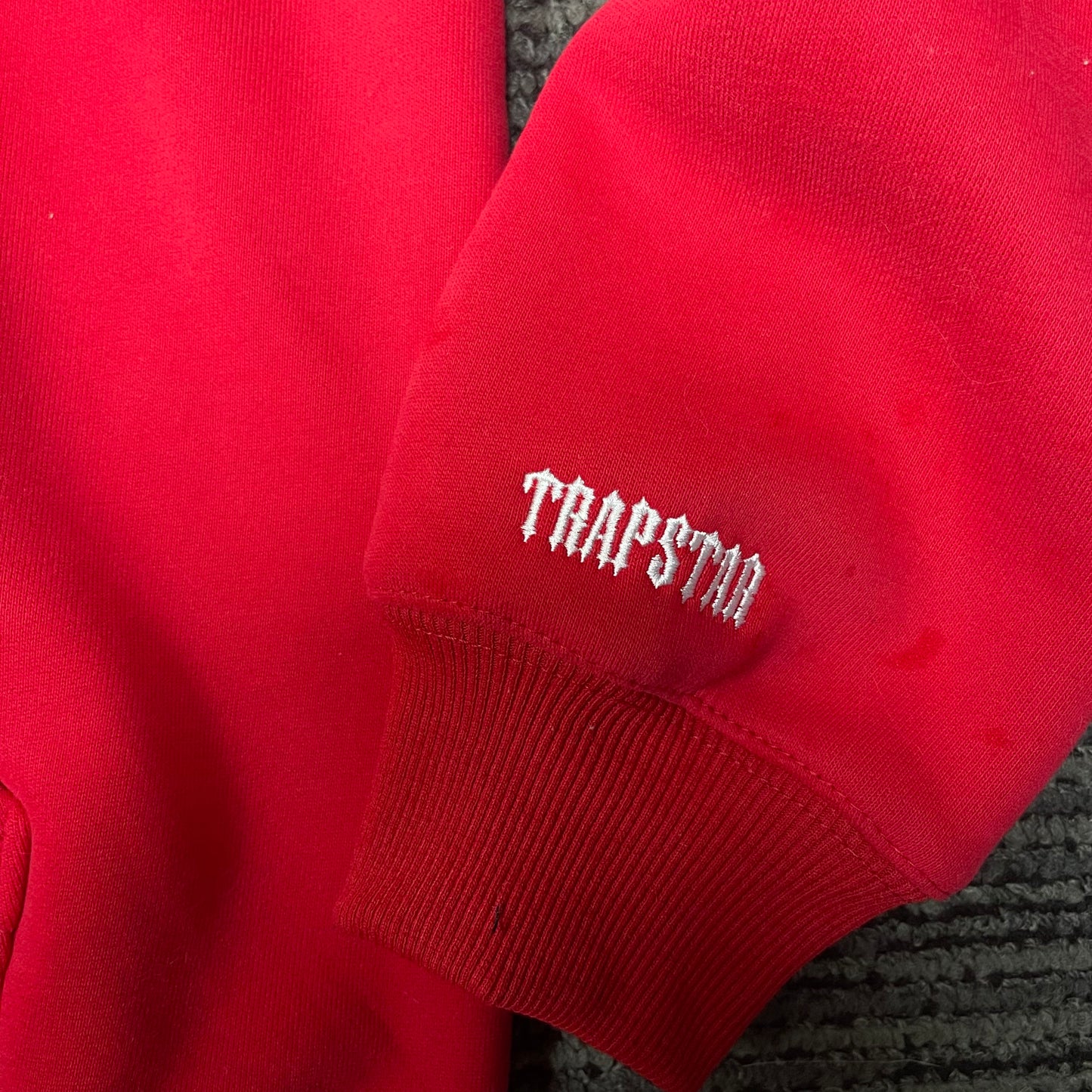 Geedup x Trapstar Handstyle x Irongate T Hoodie 'Red' (2025)