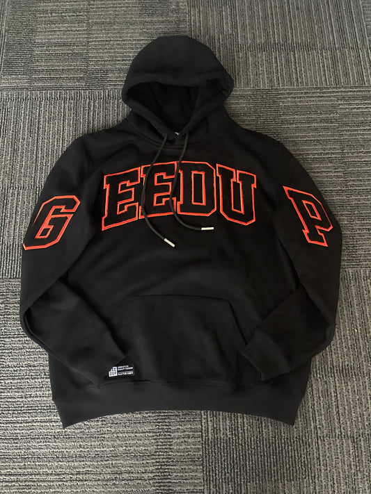 Geedup Team Logo Hoodie 'Black / Black Orange' (2025)