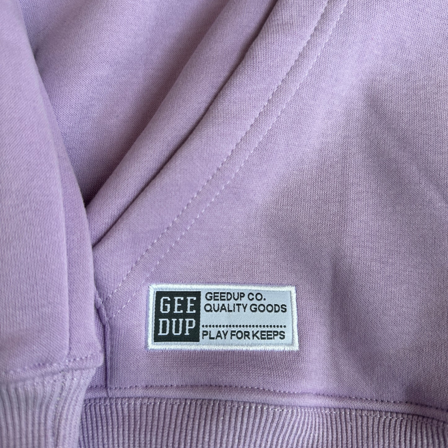 Geedup Team Logo Hoodie 'Lavender / Black' (2022)