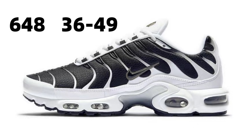 Nike TN Black Silver with Black Silver Swoosh