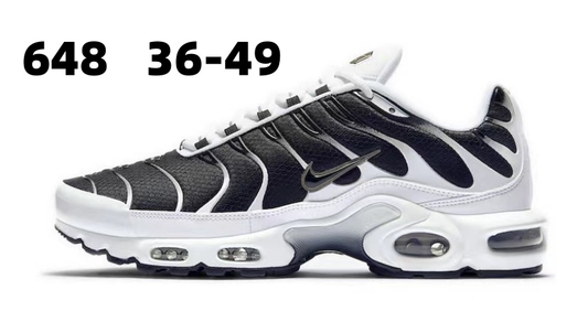 Nike TN Black Silver with Black Silver Swoosh
