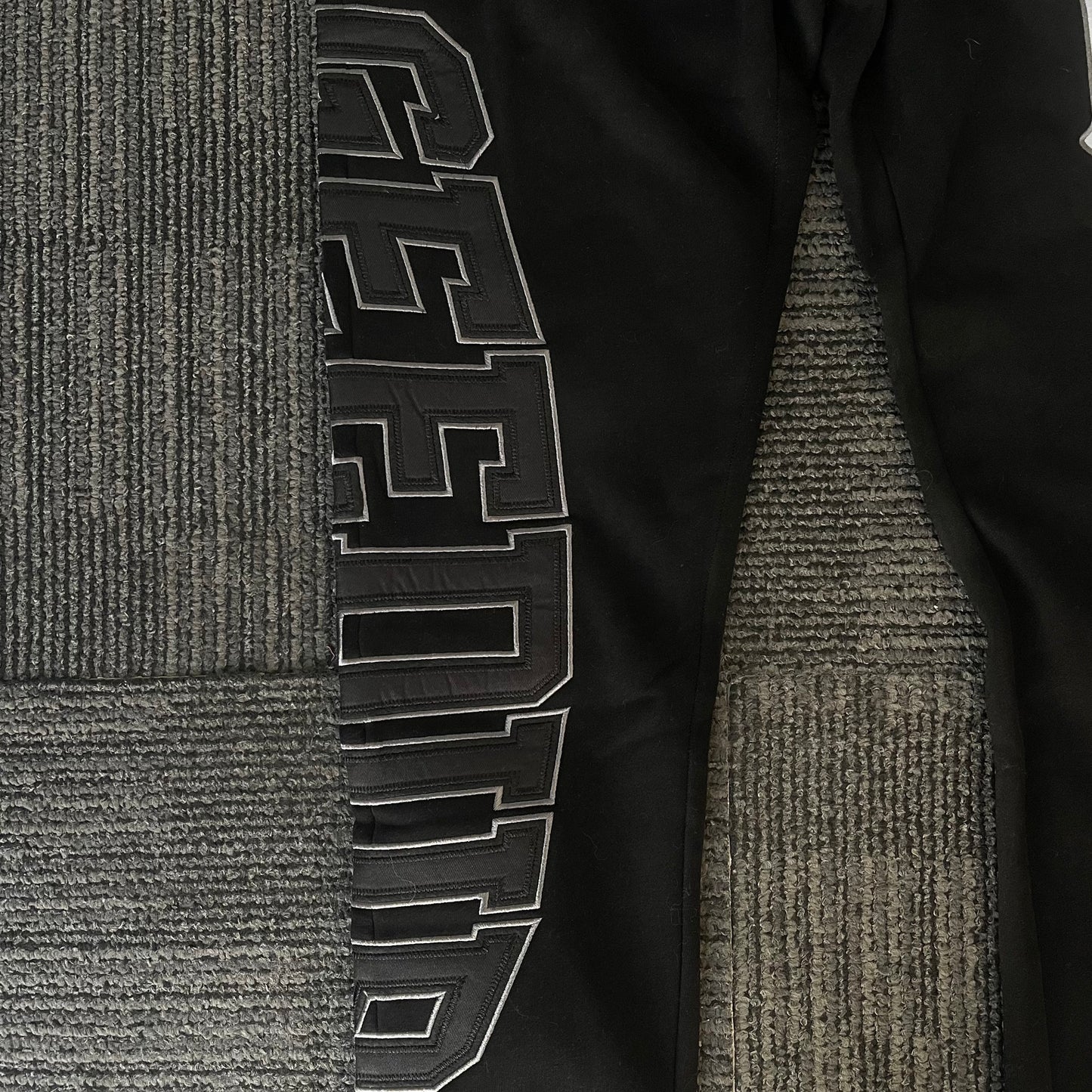 Geedup Co x Trapstar Team Logo x Irongate T Track Pants - Black/White (2025)