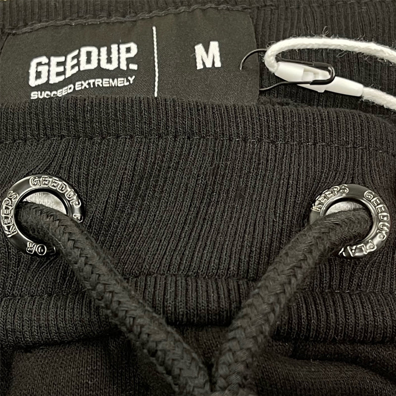 Geedup Team Logo/Handstyle Track Pants 'Black / Grey / White' (2025)