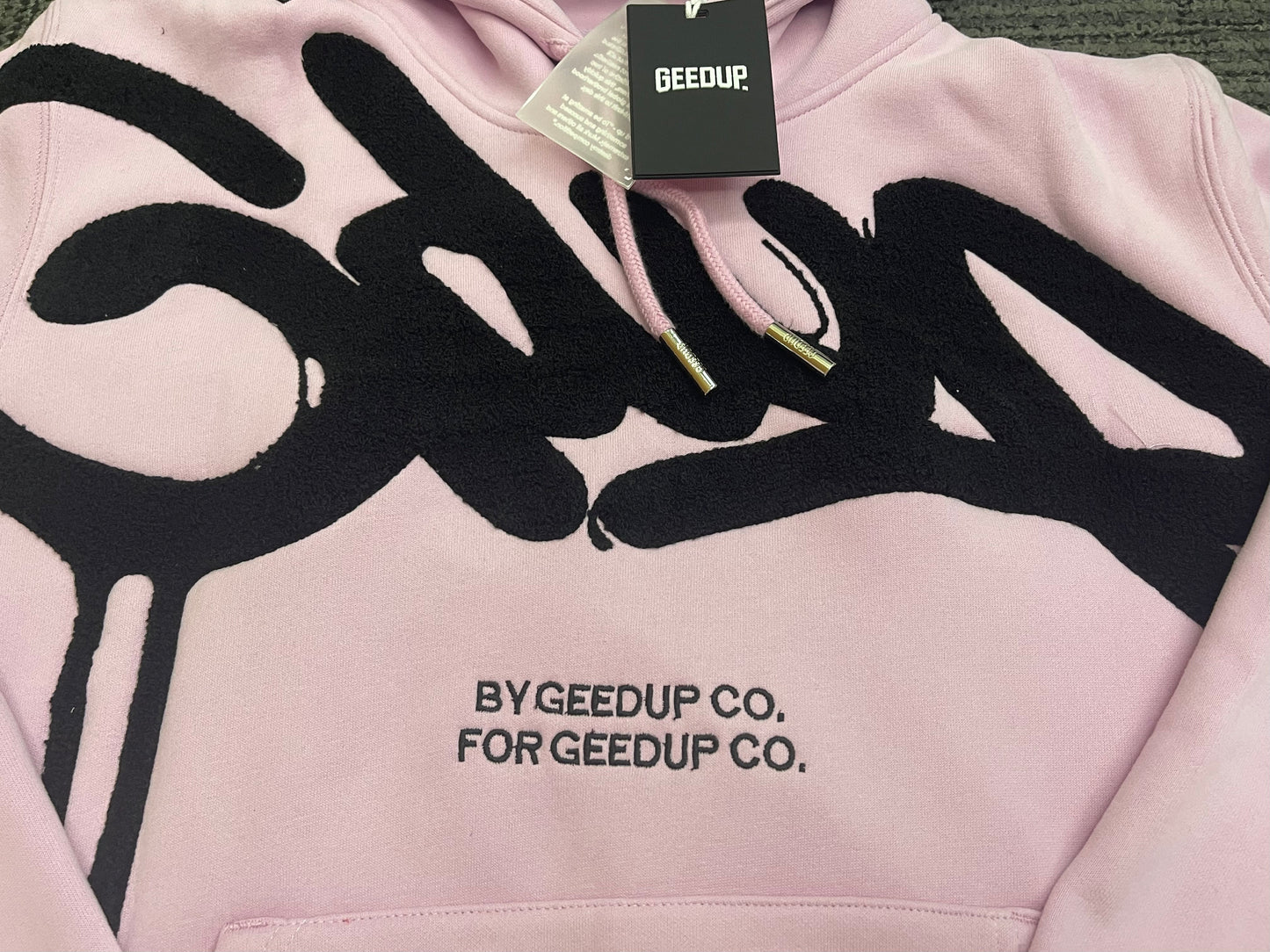 Geedup Handstyle Hoodie 'Lavender / Black' (2025)