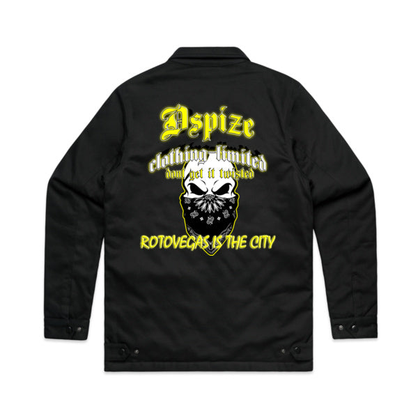 DCL DGIT Rotovegas is the City Thugs Yellow/Black Mens Service Jacket