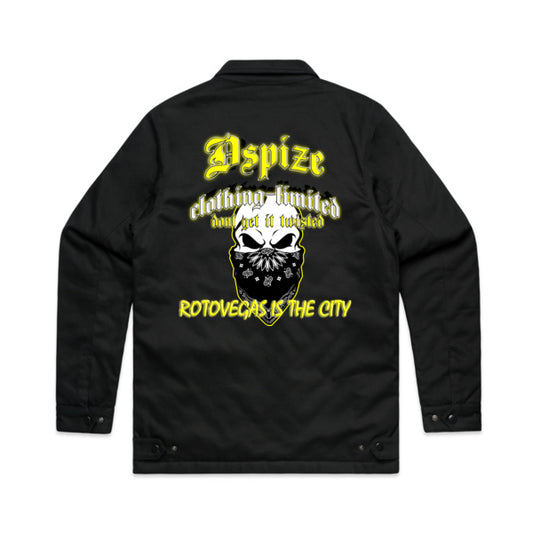 DCL DGIT Rotovegas is the City Thugs Yellow/Black Mens Service Jacket