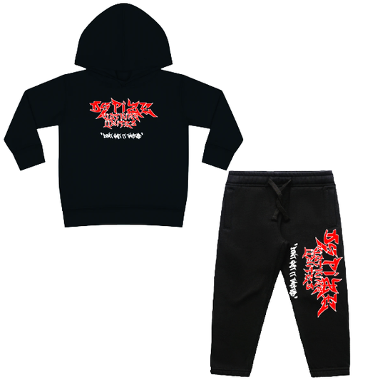 DCL DGIT Red Piece Black Tracksuit (Kidz)