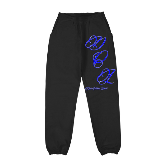 DCL Blue Logo Black Trackiez