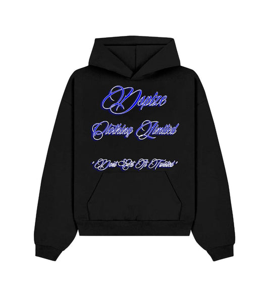 Dspize Clothing Limited DGIT Kidz Blue Logo Black Hoodie