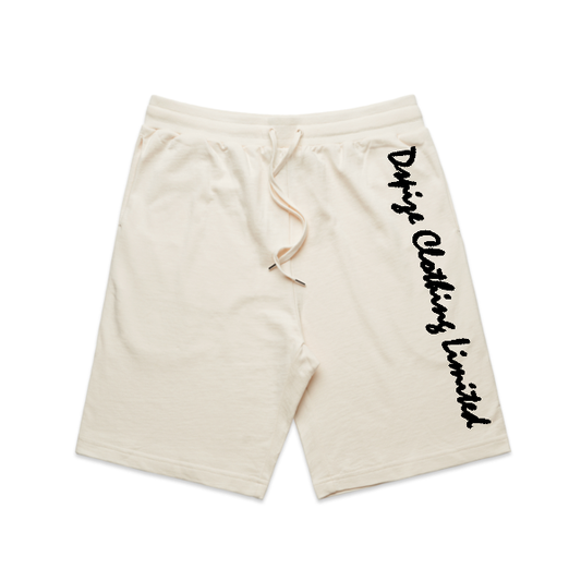 DCL Dspize Black Script Beige Stadium Shortz