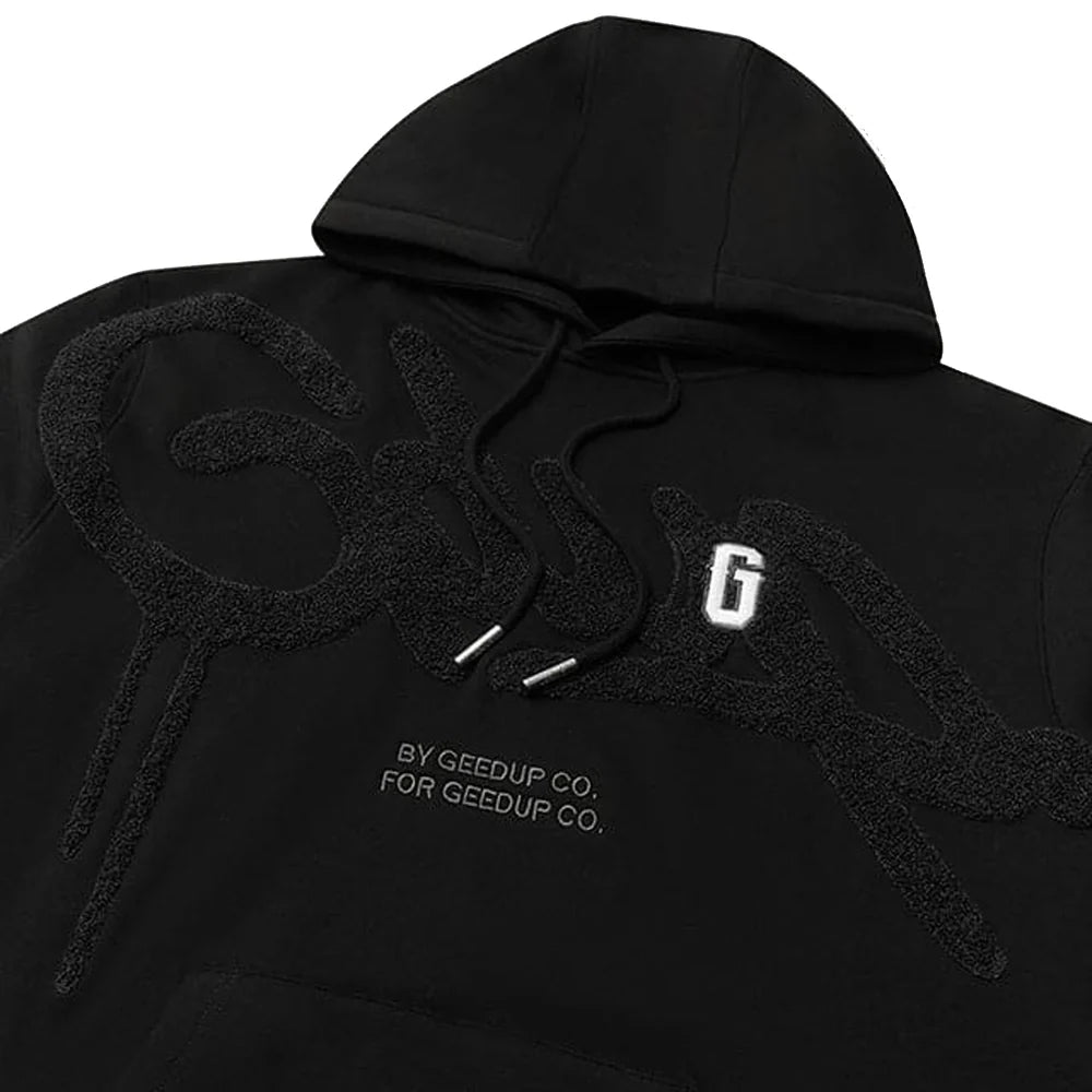 Geedup Handstyle / G Hoodie 'Black / Charcoal' (2025)