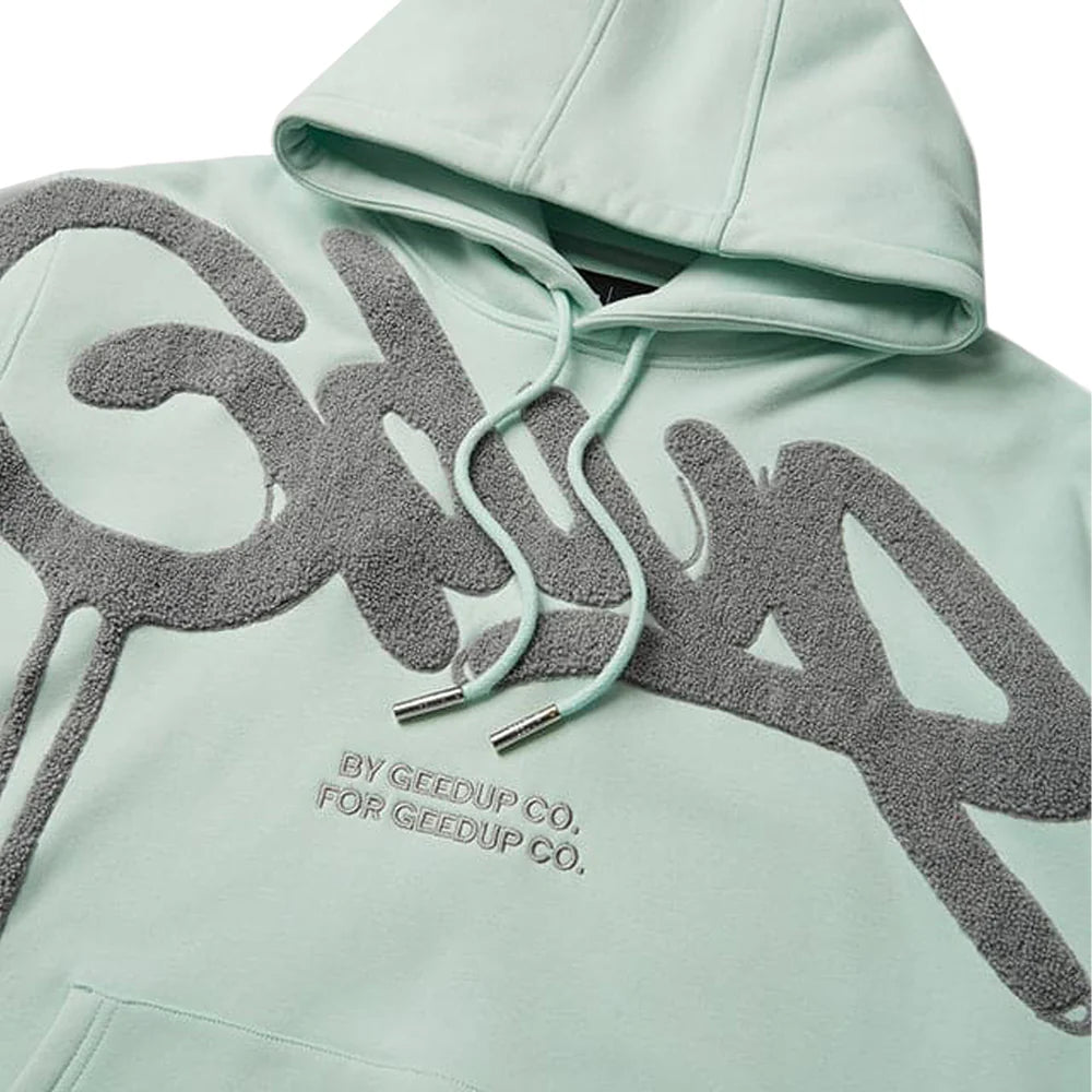 Geedup Handstyle Hoodie 'Teal / Grey' (2025)