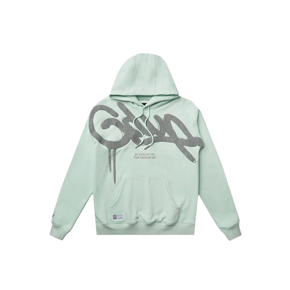 Geedup Handstyle Hoodie 'Teal / Grey' (2025)