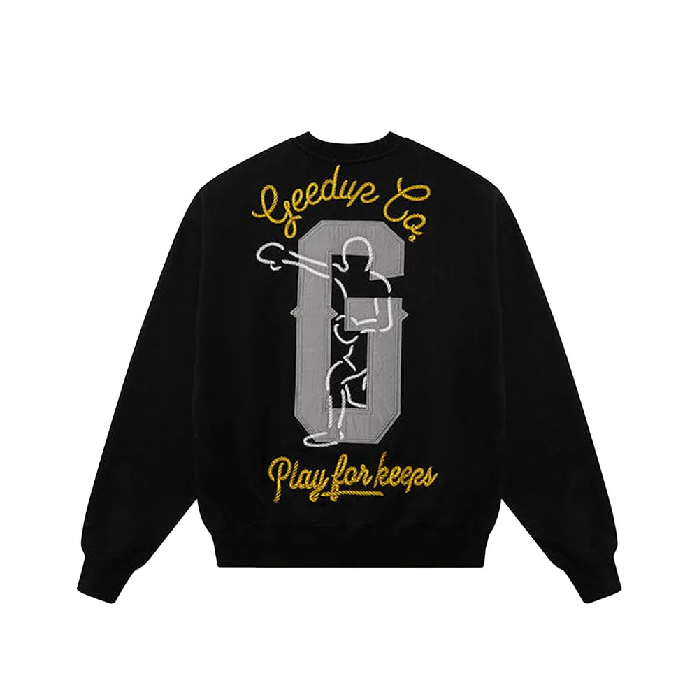 Geedup PFK Boxer Crewneck 'Black / Yellow' (2025)