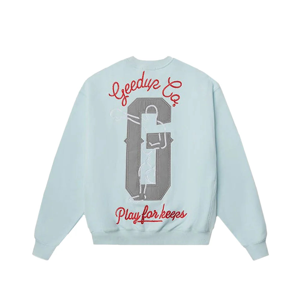 Geedup PFK Boxer Crewneck 'Cool Blue / Red' (2025)