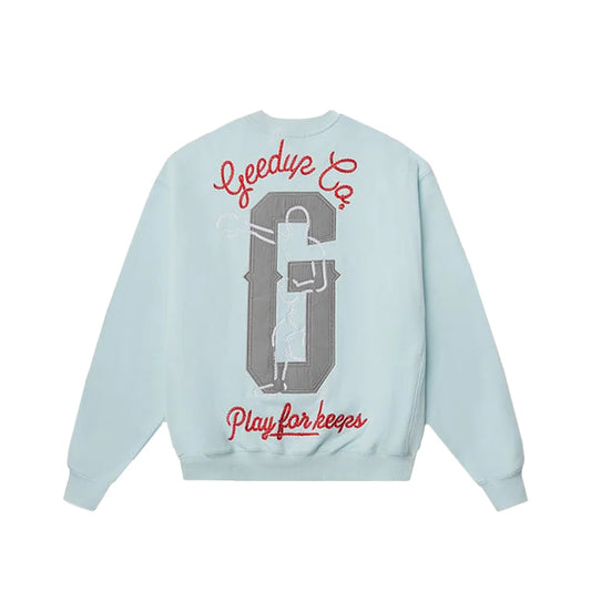 Geedup PFK Boxer Crewneck 'Cool Blue / Red' (2025)