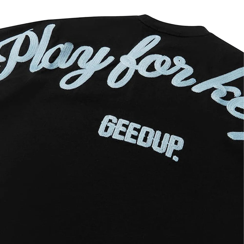 Geedup PFK Script T-Shirt 'Black / Blue' (2025)