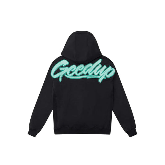 Geedup Script Hoodie 'Navy / Teal' (2025)