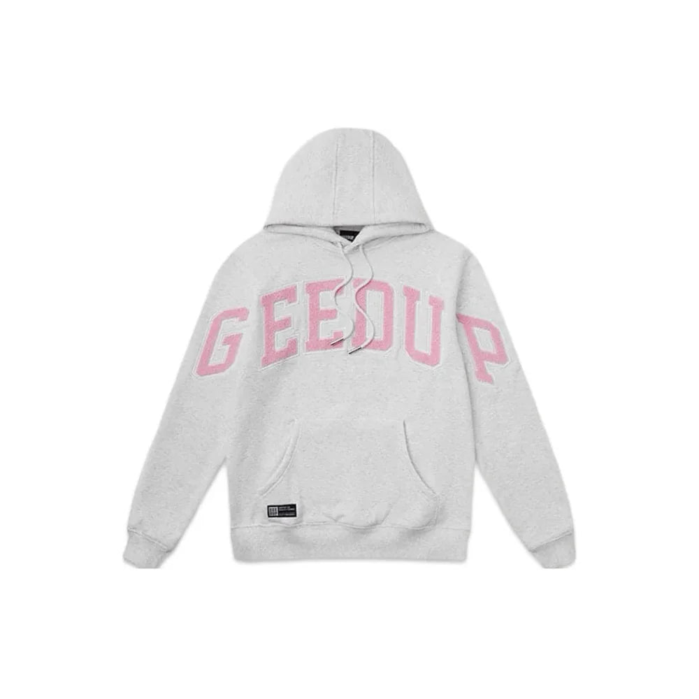 Geedup Team Logo Hoodie 'White Marle Pink' (2024)