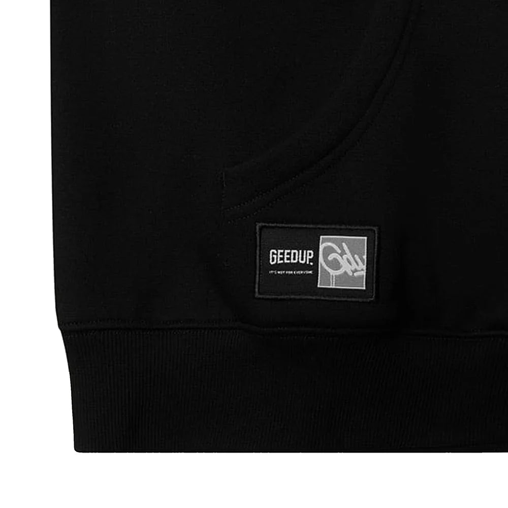 Geedup Team Logo Script Hoodie 'Black / Dusty Pink' (2025)