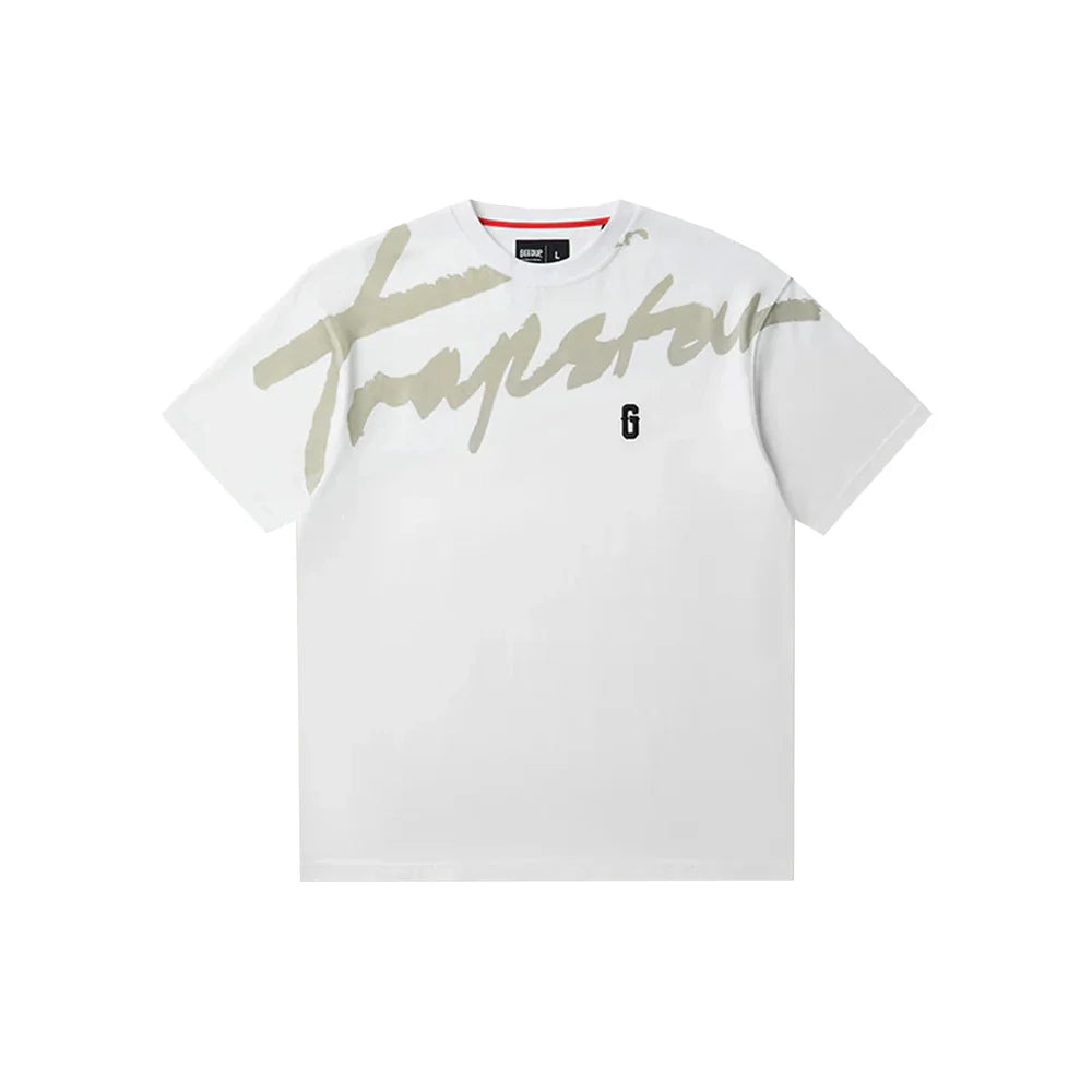 Geedup G x Trapstar Signature T-Shirt 'White' (2025)
