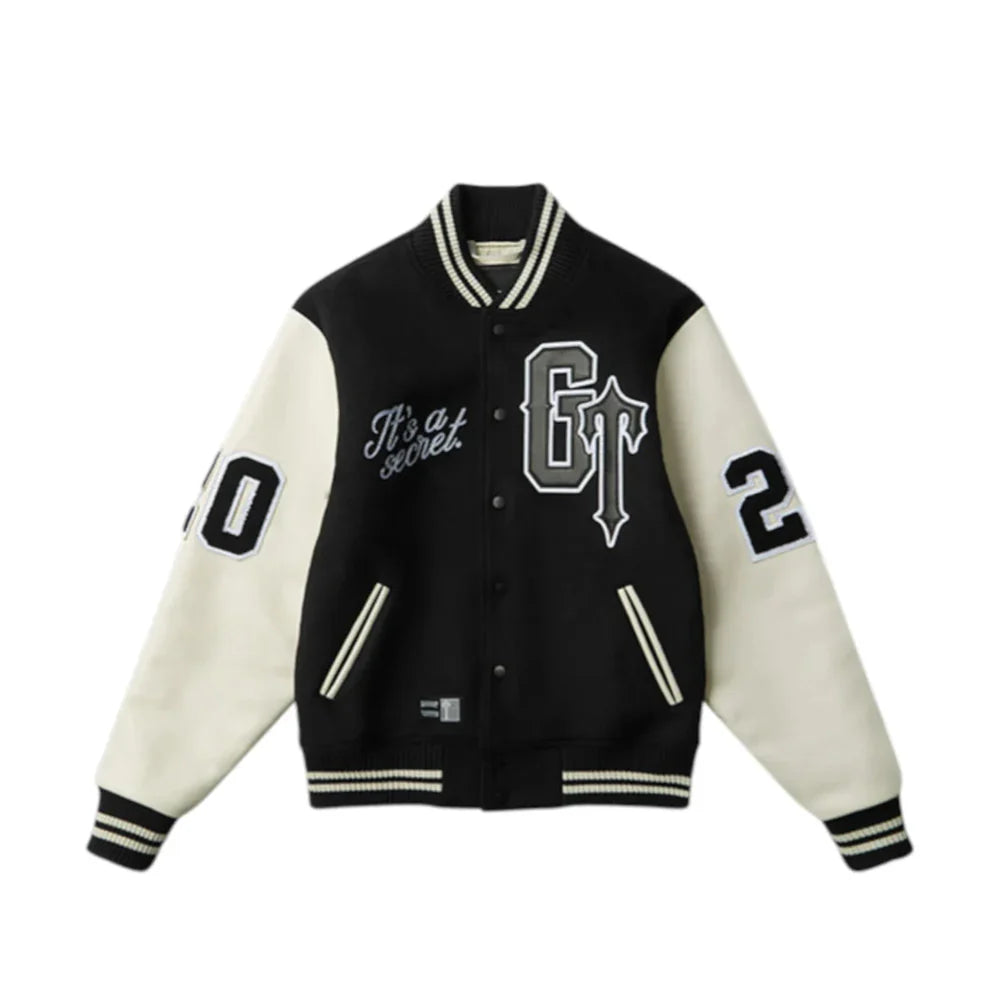 Geedup x Trapstar Letterman Jacket 'Black / White / Grey' [Complex Exclusive] (2025)