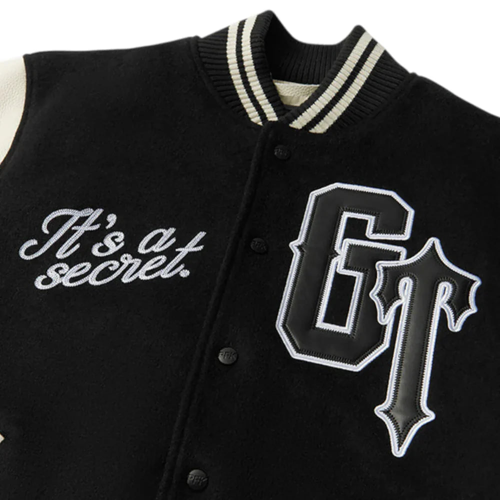 Geedup x Trapstar Letterman Jacket 'Black / White / Grey' [Complex Exclusive] (2025)