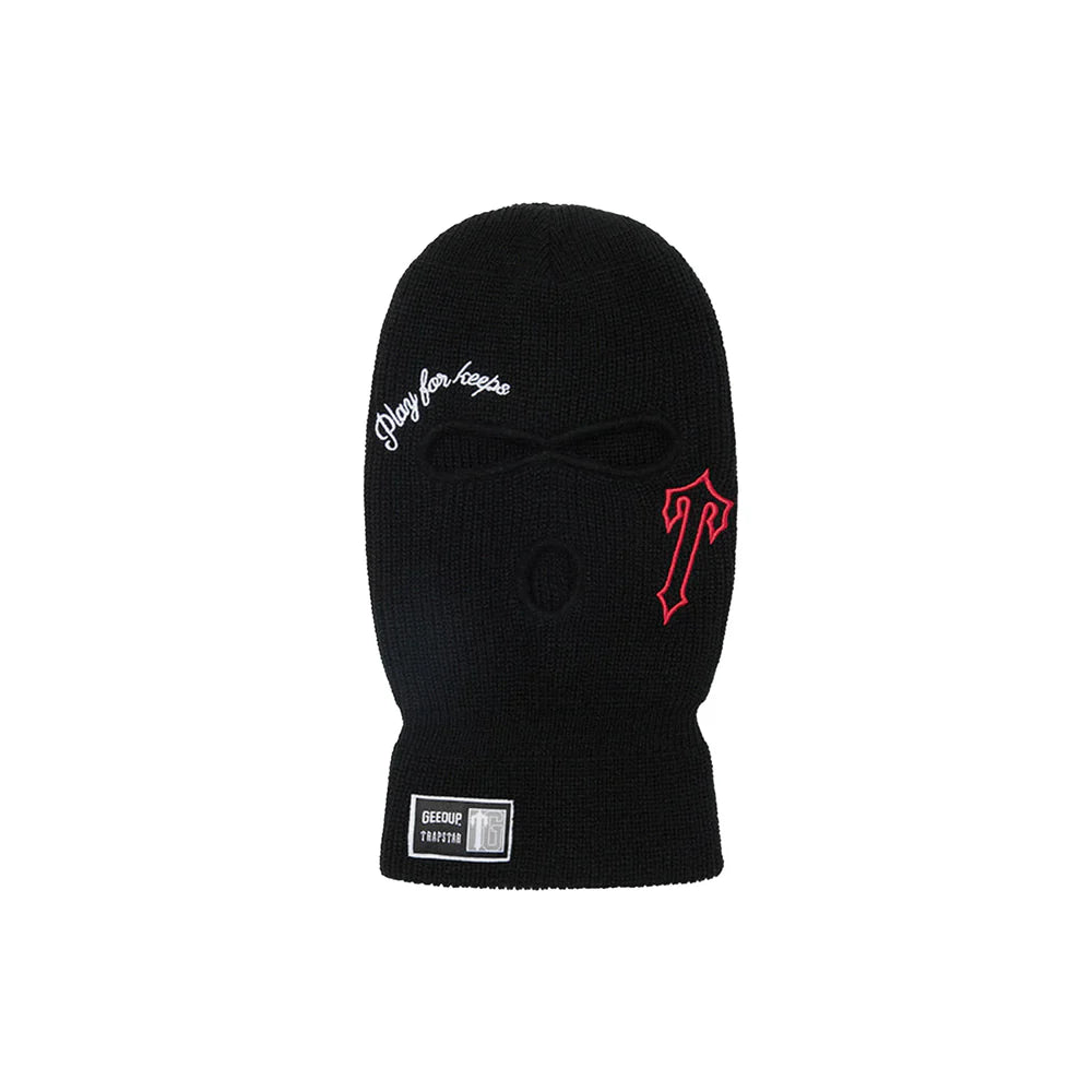 Geedup PFK x Trapstar T Ski Mask 'Black' (2025)