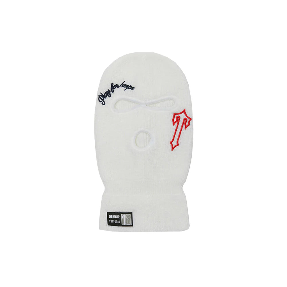 Geedup PFK x Trapstar T Ski Mask 'White' (2025)