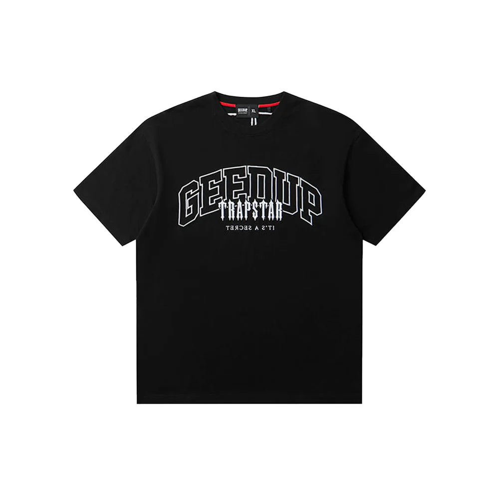 Geedup Team Logo x Trapstar Irongate T-Shirt 'Black' (2025)