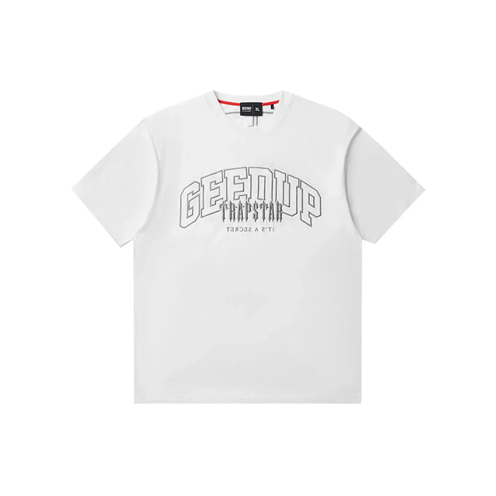 Geedup Team Logo x Trapstar Irongate T-Shirt 'White' (2025)