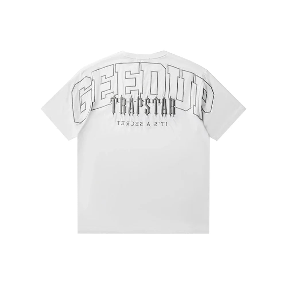 Geedup Team Logo x Trapstar Irongate T-Shirt 'White' (2025)