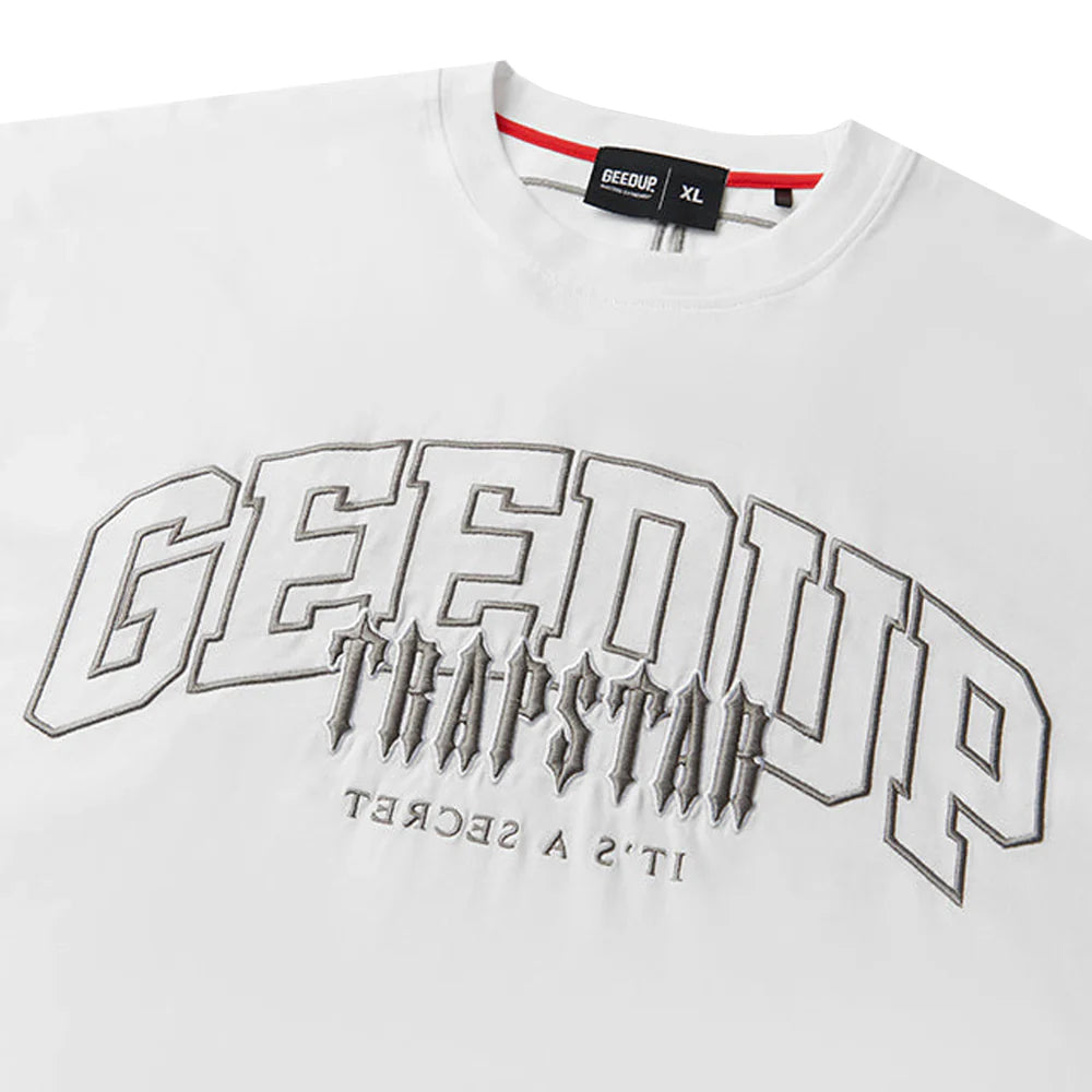 Geedup Team Logo x Trapstar Irongate T-Shirt 'White' (2025)