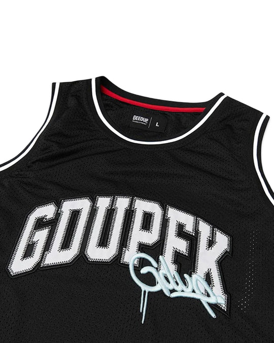 Geedup GDUPFK Basketball Jersey 'Black / Blue' (2025)