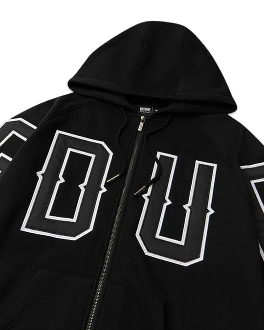 Geedup Geedup G.D.U.P Zip Hoodie in Black and White (Available)