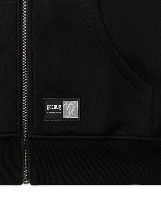 Geedup Geedup G.D.U.P Zip Hoodie in Black and White (Available)