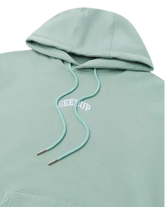 Geedup Micro Team Logo Hoodie in Pistachio (2024)