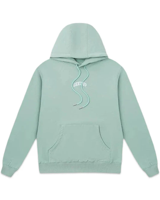 Geedup Micro Team Logo Hoodie in Pistachio (2024)
