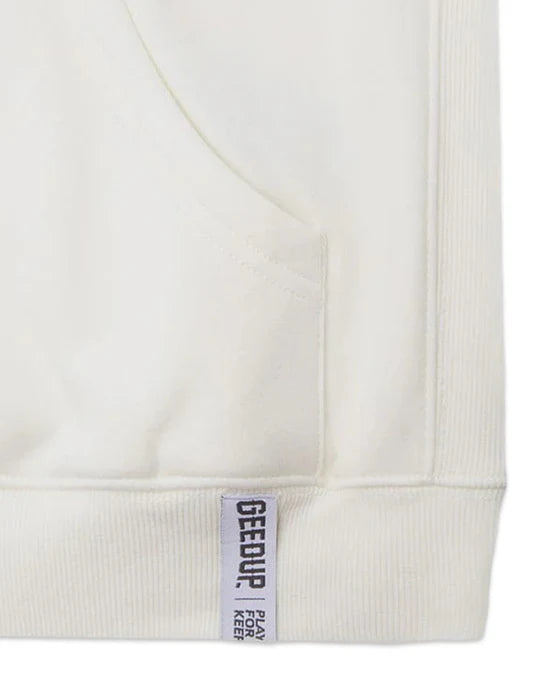 Geedup PFK Play For Keeps Hoodie in Bone and Teal (Online)