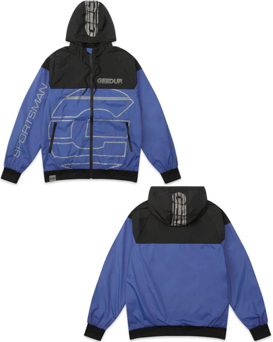 Geedup Sportsman Spray Jacket in Blue and Black (2022)