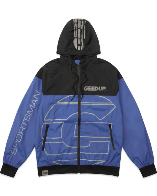 Geedup Sportsman Spray Jacket in Blue and Black (2022)