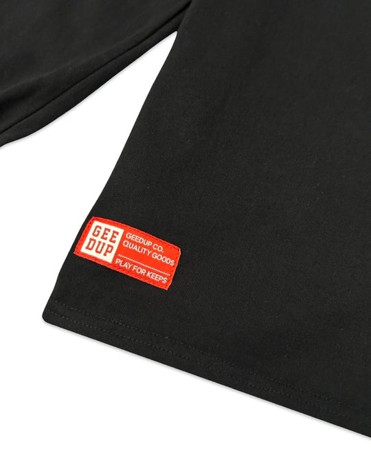 Geedup Team Logo Rugby Jersey in Black (2021)