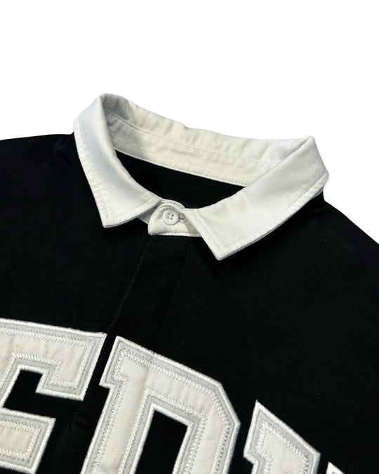 Geedup Team Logo Rugby Jersey in Black (2021)