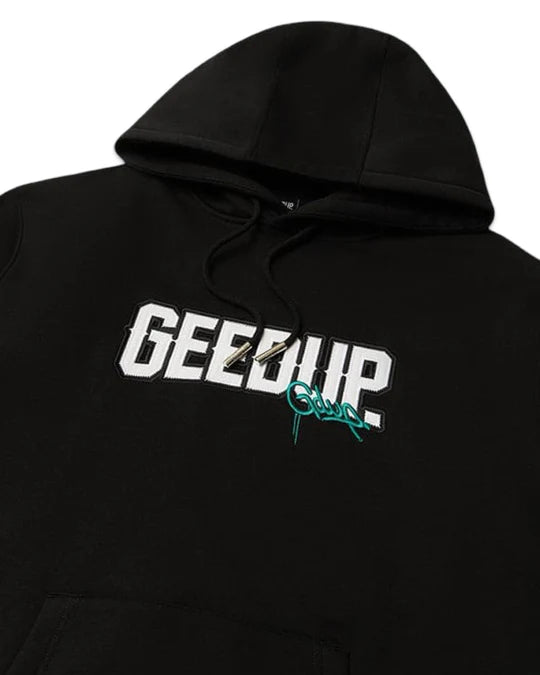 Geedup x Footlocker x TN PFK Hoodie in Black Turbo Green end White (Available)