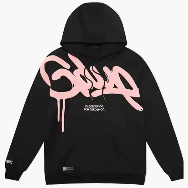 Geedup Handstyle Pink/Black Hood