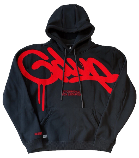 Geedup Handstyle Red/Black Hood