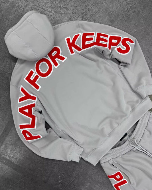 Geedup Play For Keeps Red/Grey Hood